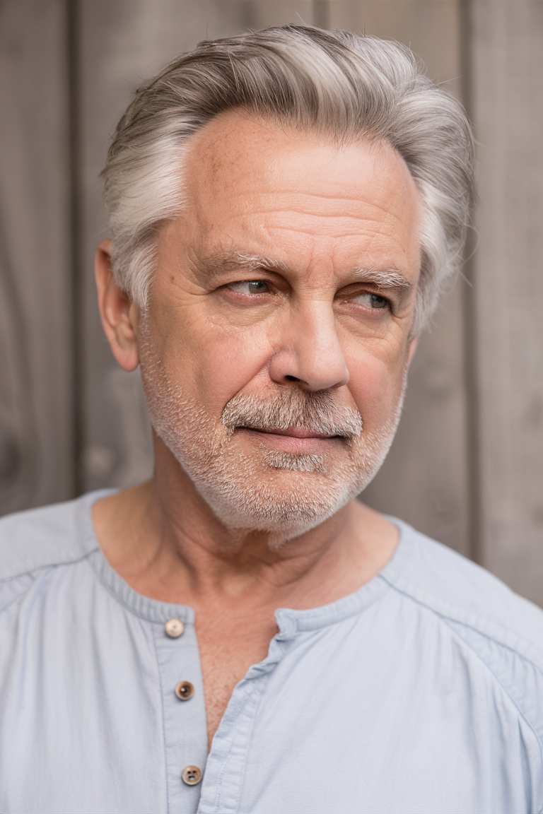 20 Stylish Spring Hairstyles for Men Over 60 to Try in 2025