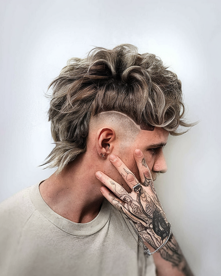 Top 22 Ideas Faded Mullet Hairstyles for Men in 2025: Curly, Straight & More Styles