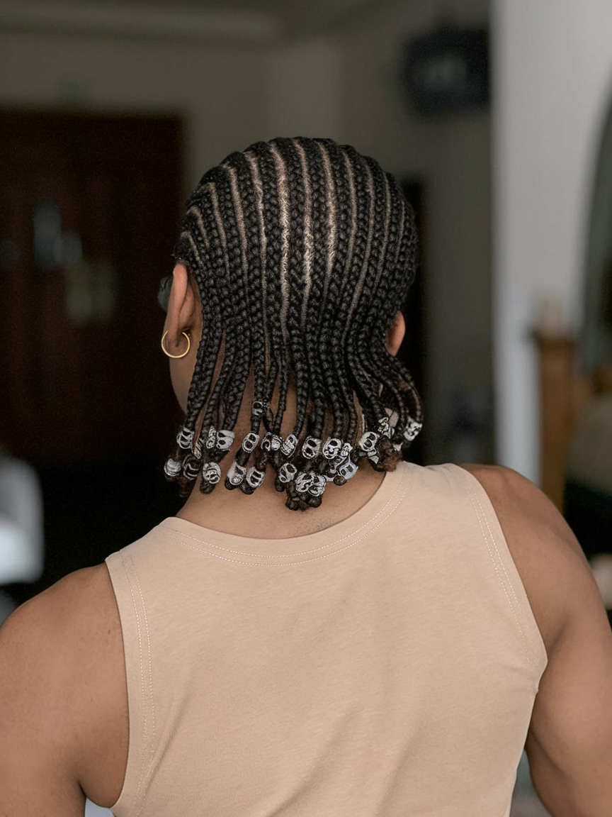 Trendy Men Haircuts with Beads 2025: 20 Stylish Braid and Cornrow Ideas