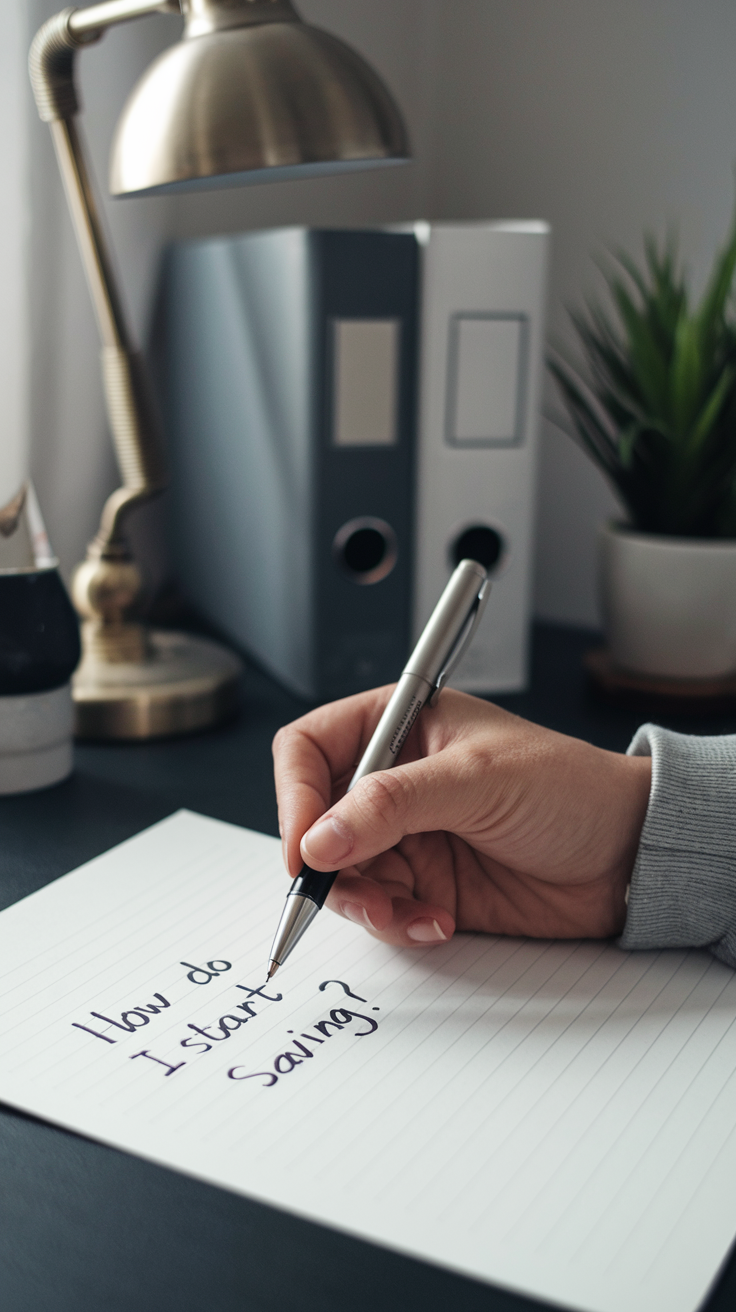 How Do I Start Saving My Money?