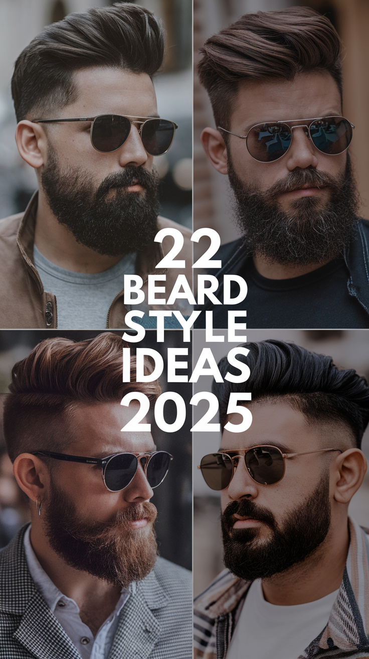 22 Beard Style Ideas for 2025: Top Trends for Men of All Styles and Ages