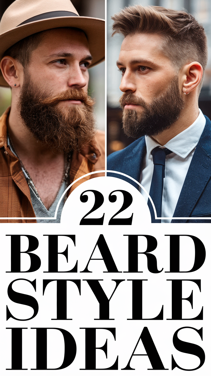 22 Beard Style Ideas for 2025: Top Trends for Men of All Styles and Ages