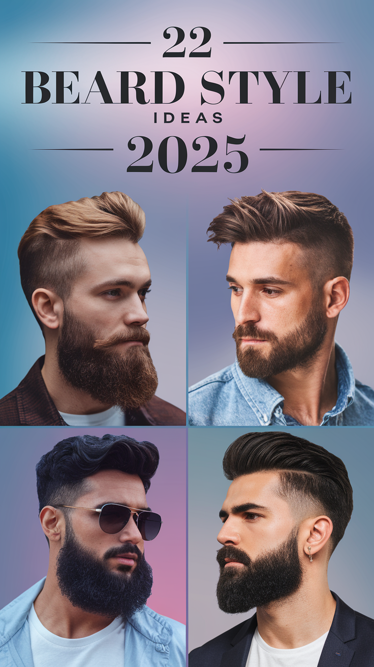 22 Beard Style Ideas for 2025: Top Trends for Men of All Styles and Ages
