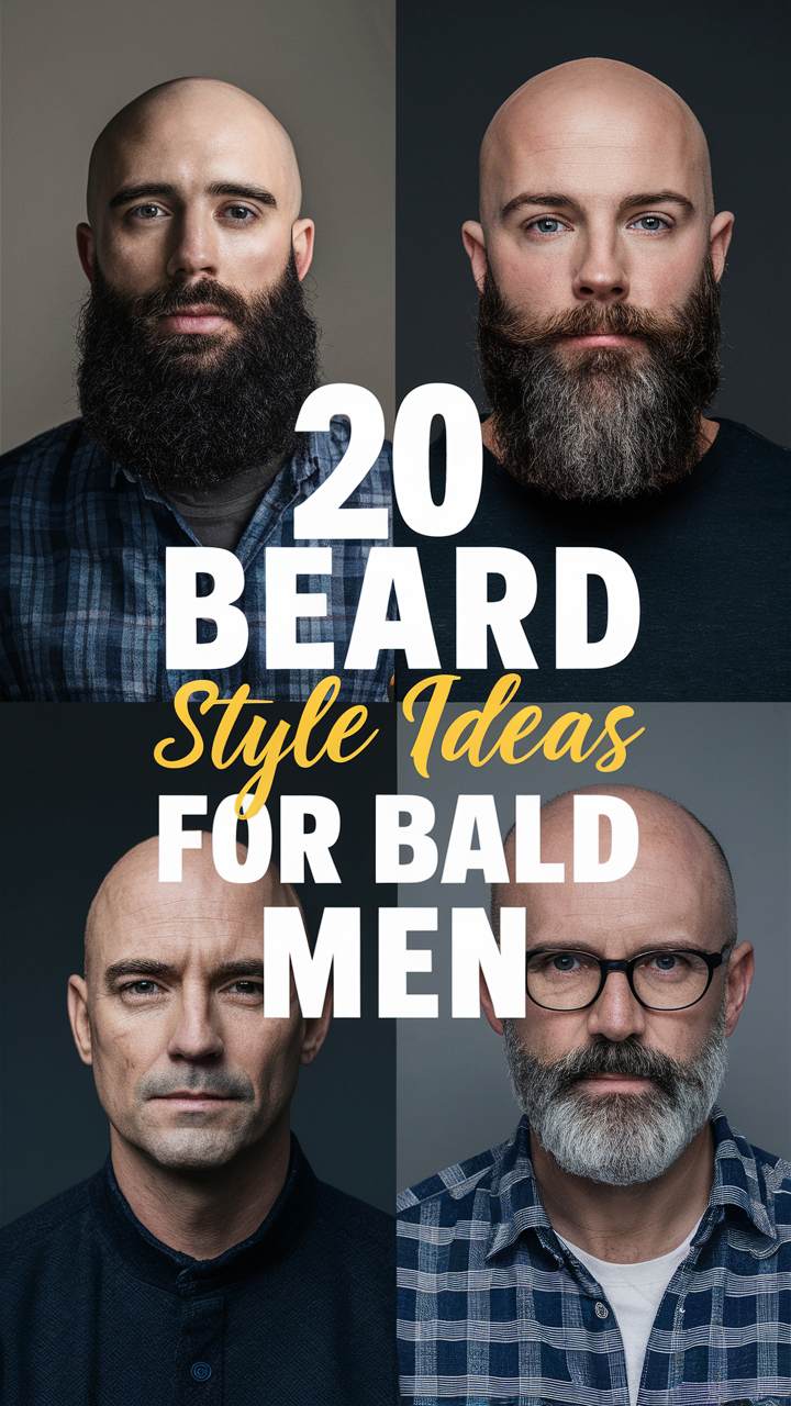 20 Beard Style Ideas for Bald Men in 2025 – Bold, Classy, and Timeless Looks