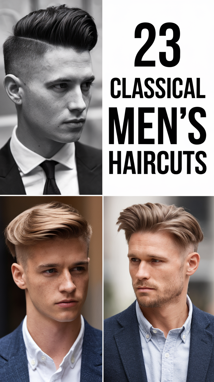 23 Timeless Classical Men’s Haircuts for 2025: Modern and Stylish Ideas