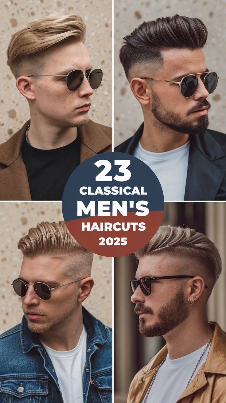 23 Timeless Classical Men’s Haircuts for 2025: Modern and Stylish Ideas
