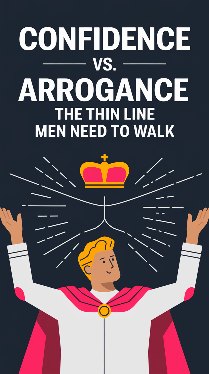 Confidence vs. Arrogance: The Thin Line Men Need to Walk