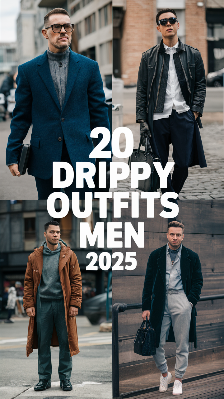20 Best Drippy Outfits for Men 2025: Stylish Winter and Summer Ideas
