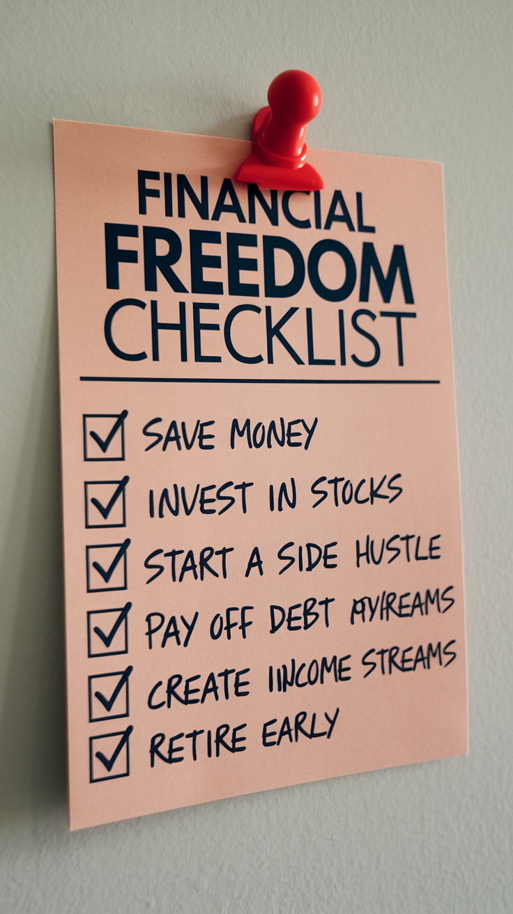 Financial Freedom Checklist