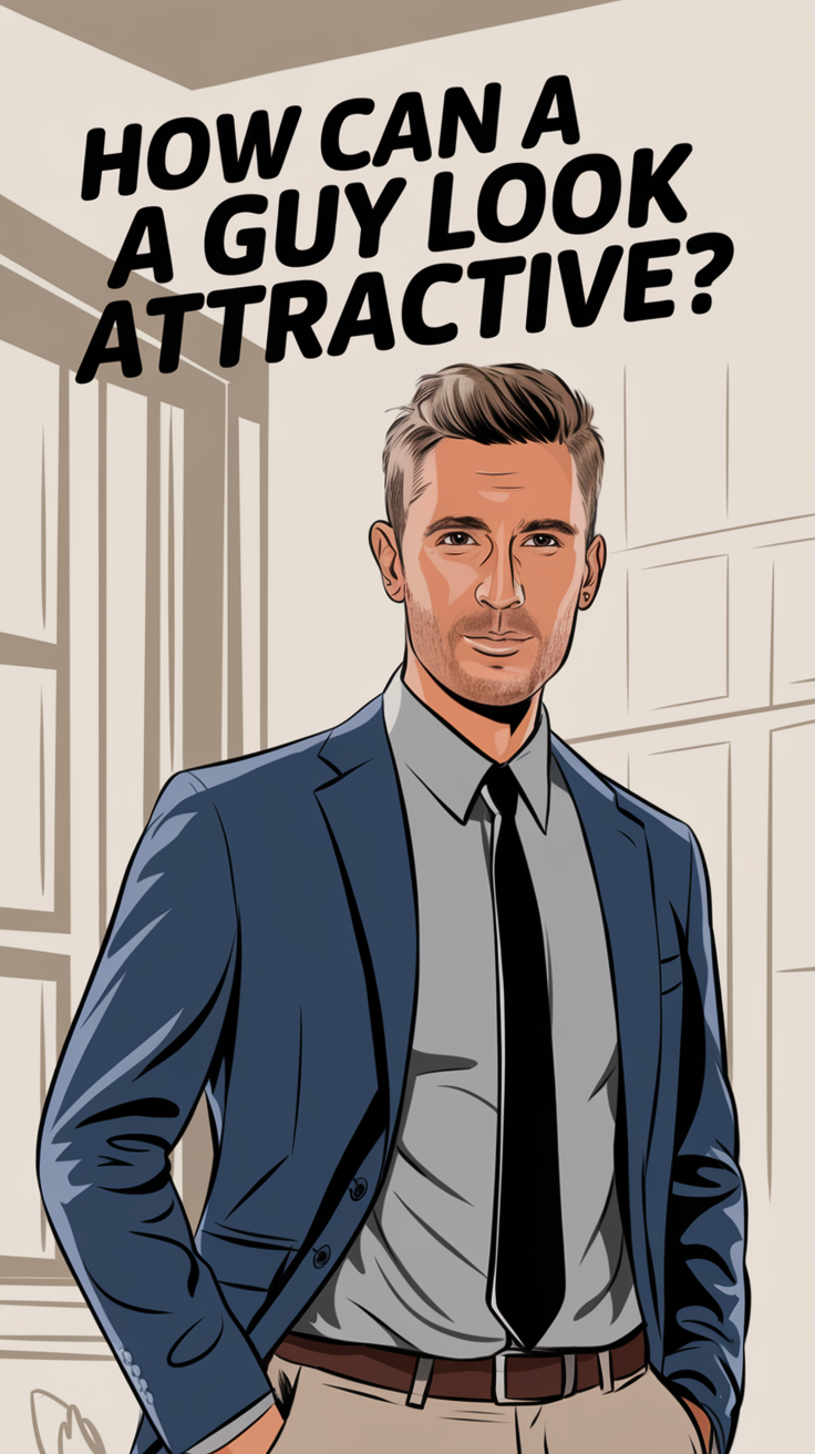 How can a guy look attractive?