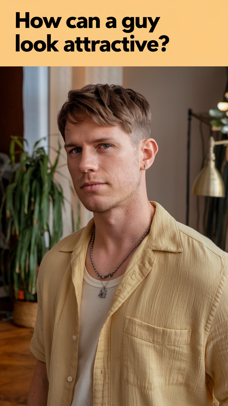 How can a guy look attractive?