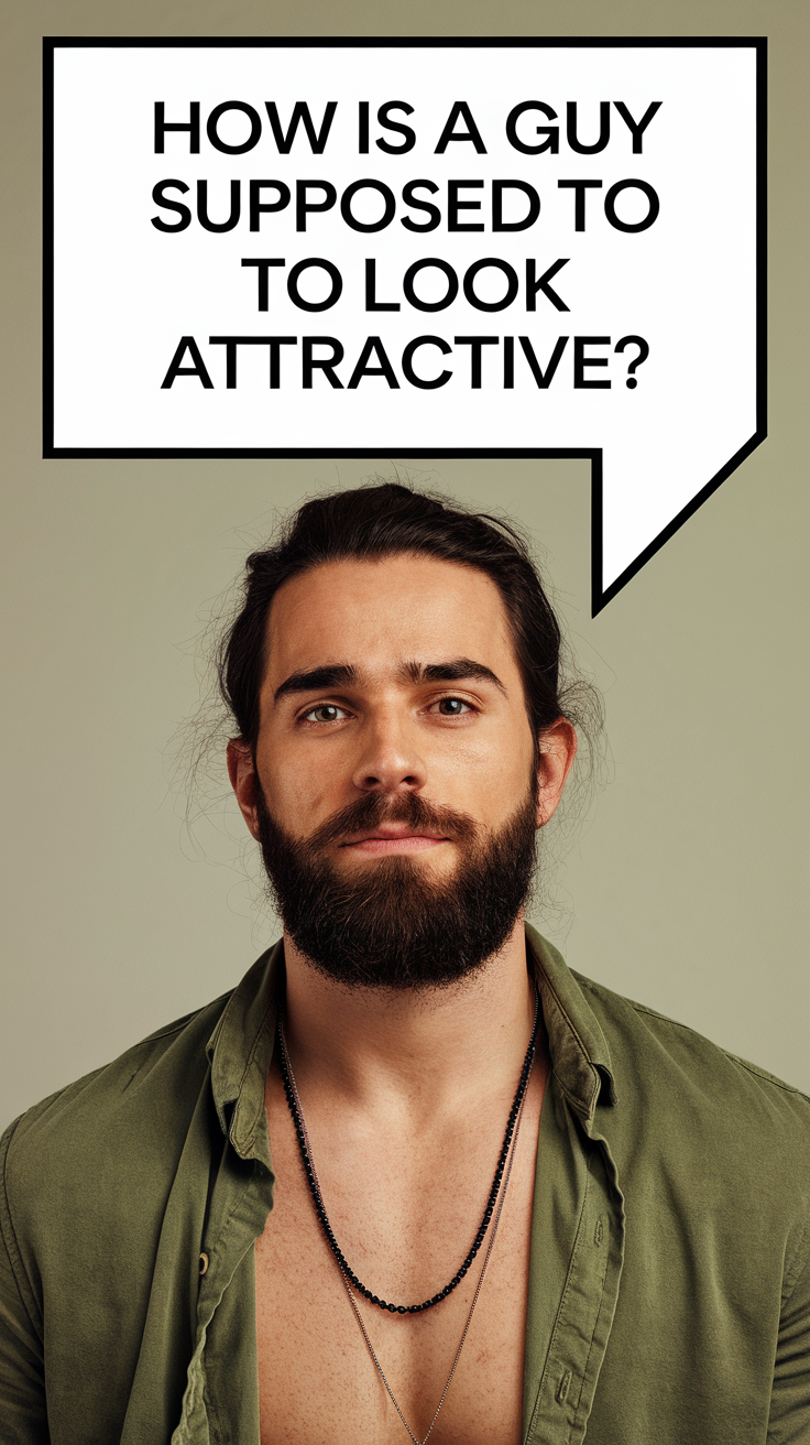 How can a guy look attractive?