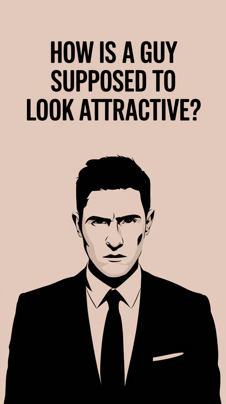 How can a guy look attractive?
