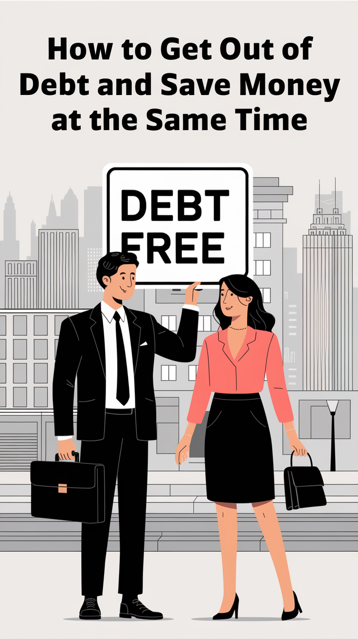 How to Get Out of Debt and Save Money at the Same Time