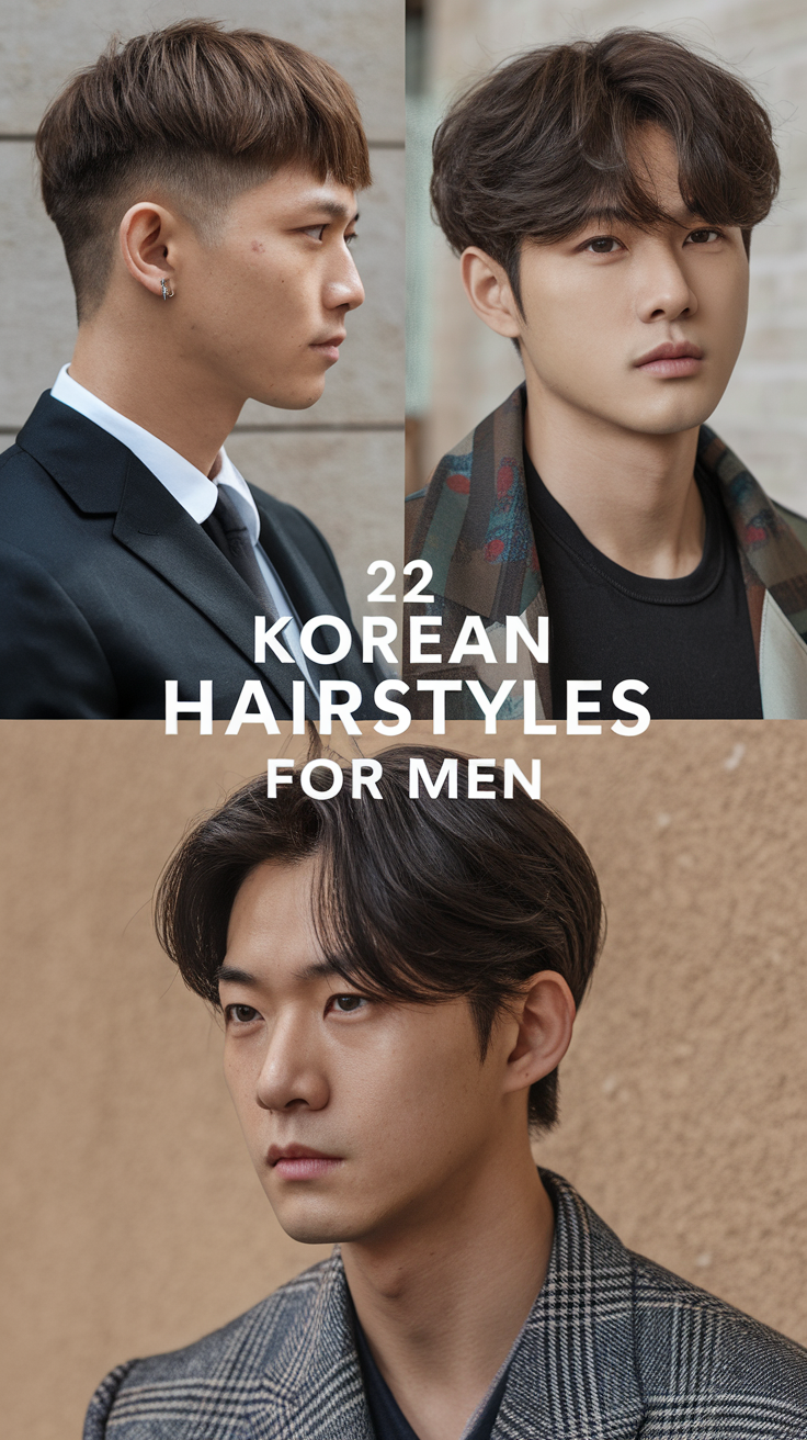 22 Best Ideas Korean Hairstyles for Men 2025: Short, Medium, and Long Trends