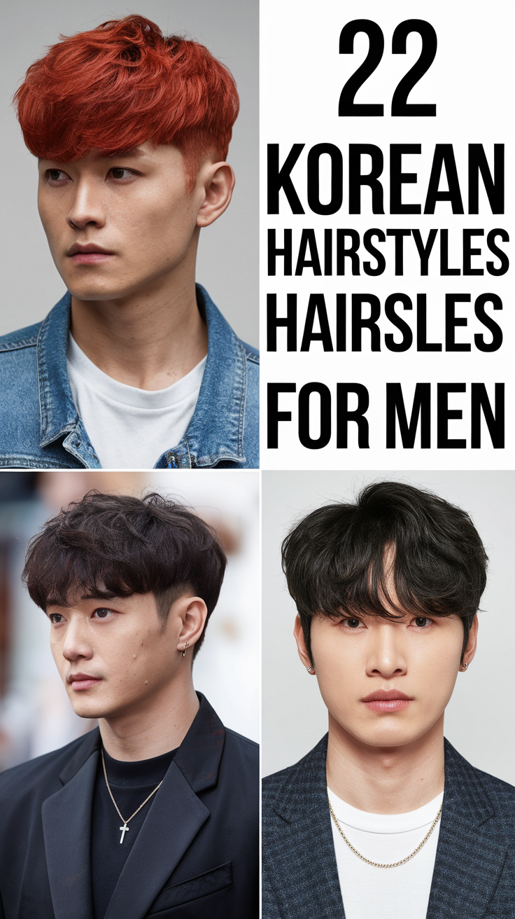 22 Best Ideas Korean Hairstyles for Men 2025: Short, Medium, and Long Trends