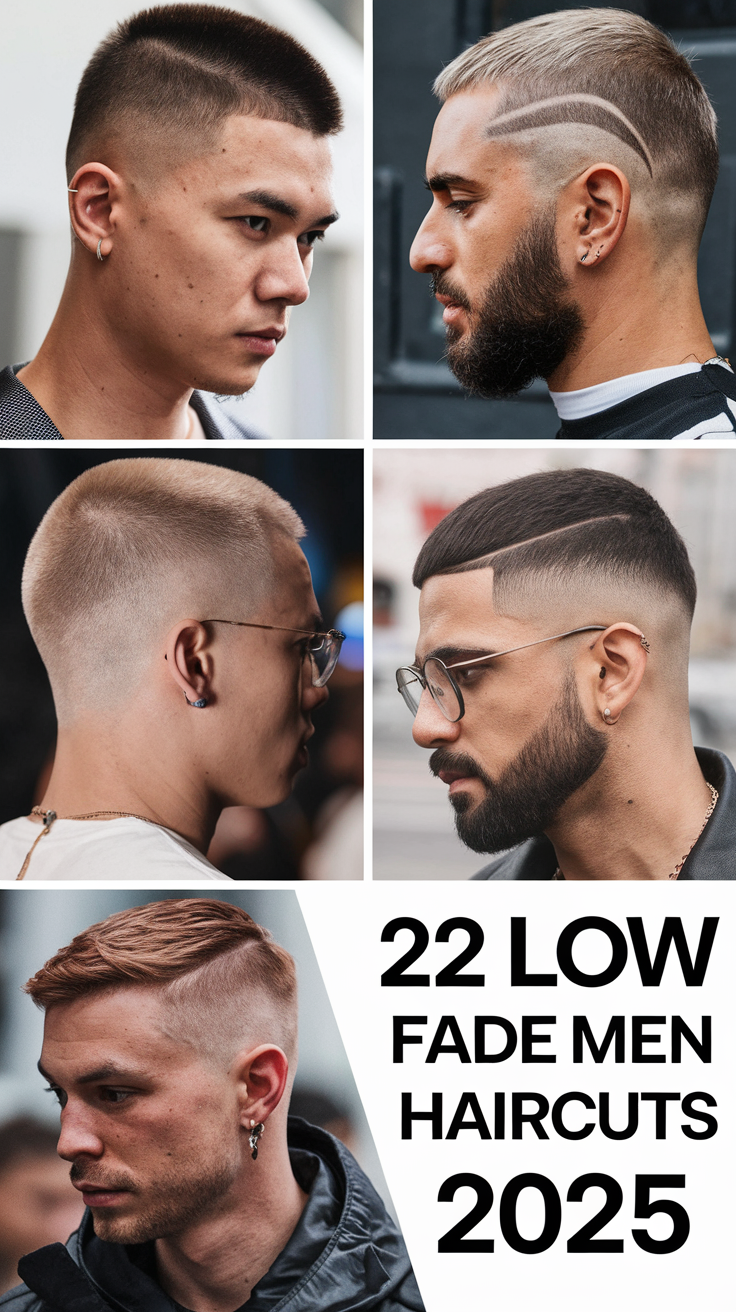 22 Trendy Low Fade Men Haircuts for 2025: Styles for Every Hair Type