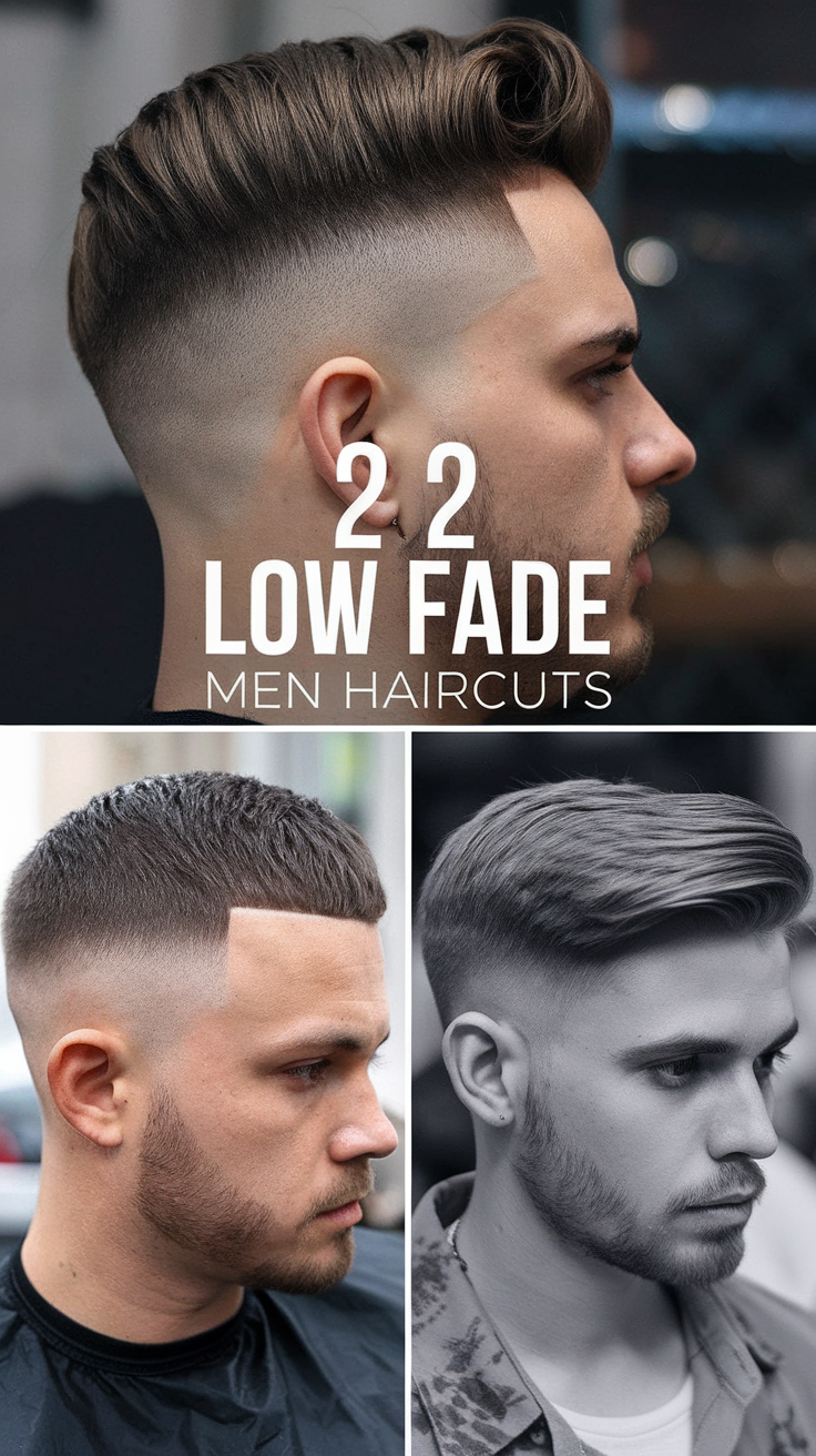 22 Trendy Low Fade Men Haircuts for 2025: Styles for Every Hair Type