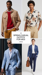 Spring Casual Outfits for Men 2025: 22 Ideas for Classy and Trendy Mens