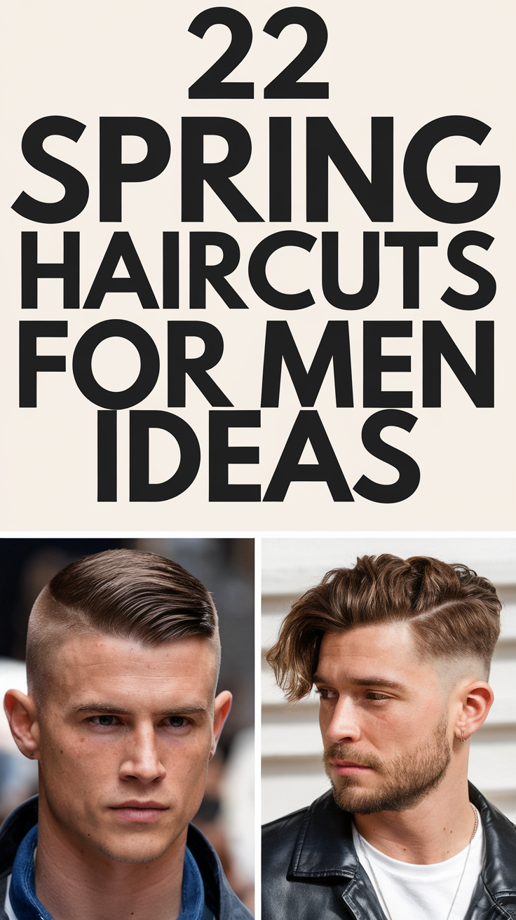 22 Top Spring Haircuts for Men Ideas 2025 – Stylish Trends for All Hair Types