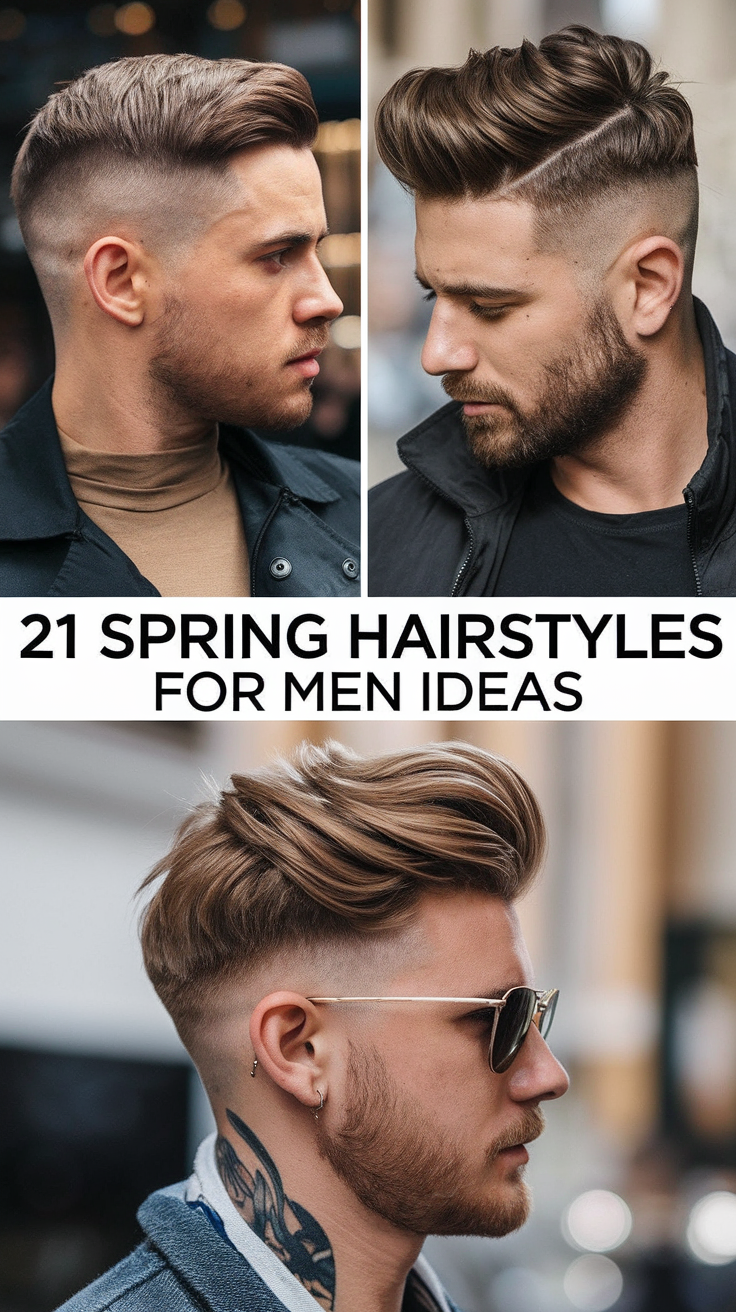 21 Spring Hairstyles for Men Ideas 2025: Short, Long, Curly & Trendy Looks