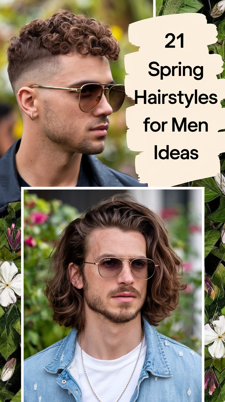 21 Spring Hairstyles for Men Ideas 2025: Short, Long, Curly & Trendy Looks