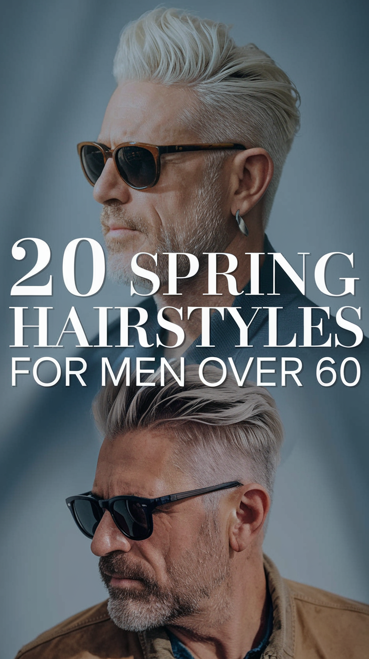 20 Stylish Spring Hairstyles for Men Over 60 to Try in 2025