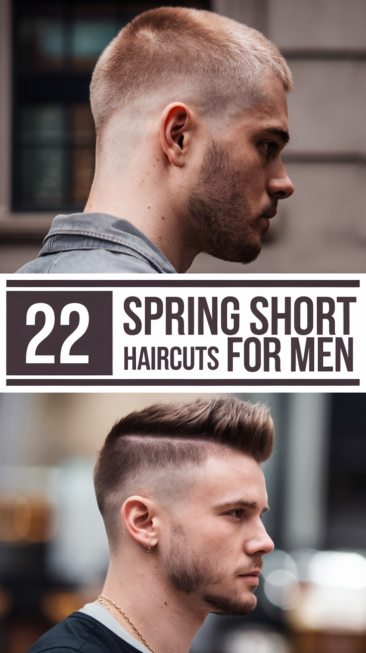 22 Spring Short Haircuts for Men 2025: Stylish Ideas for Every Face Shape