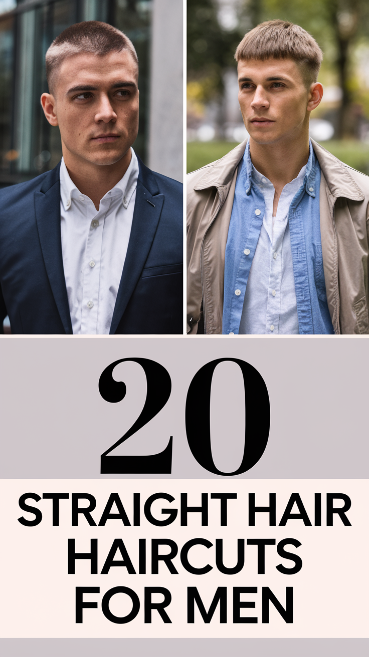 Straight Hair Haircuts for Men in 2025: Top 20 Trendy Ideas for All Lengths
