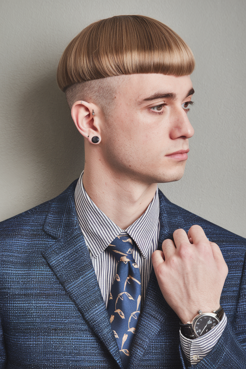 Bowl Cut for Men 2025: 21Ideas Modern Hairstyles for Every Hair Type and Style