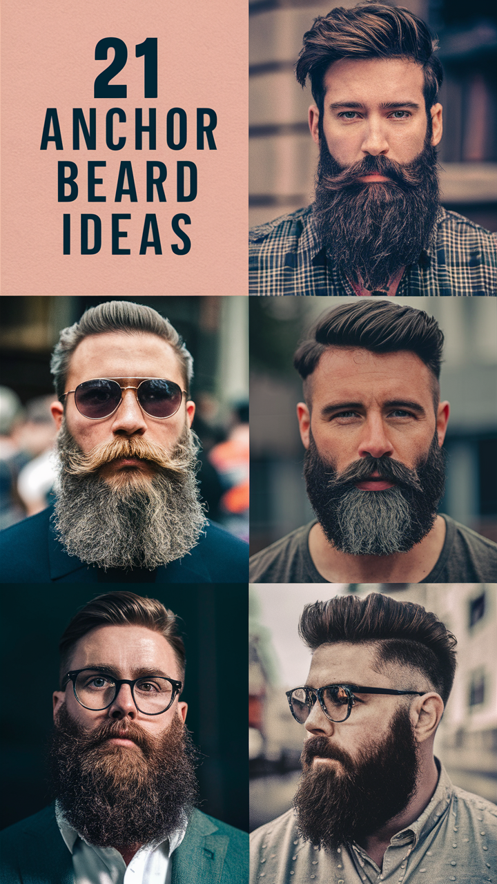 21 Anchor Beard Ideas for Men: Stylish, Aesthetic, and Iconic Looks