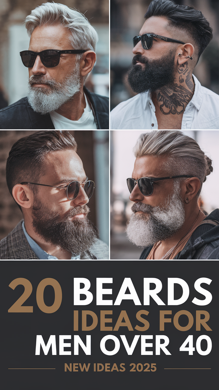 20 Beards Ideas for Men Over 40 – New Styles & Trends to Try in 2025