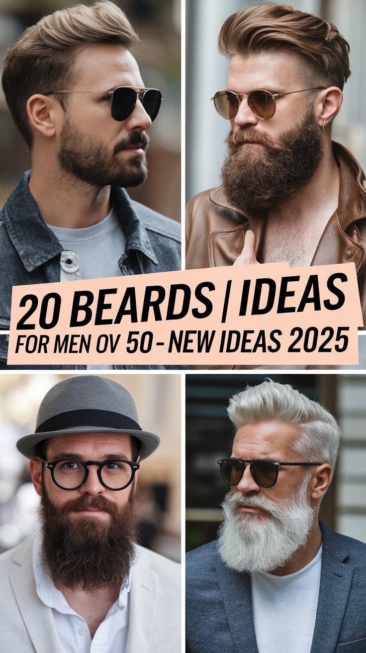 20 Beards Ideas for Men Over 50 - New Styles and Trends for 2025
