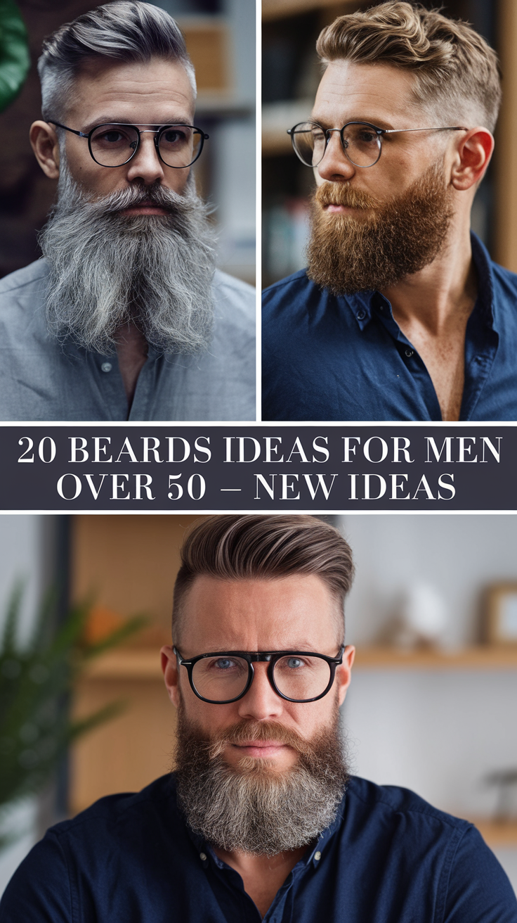 20 Beards Ideas for Men Over 50 - New Styles and Trends for 2025