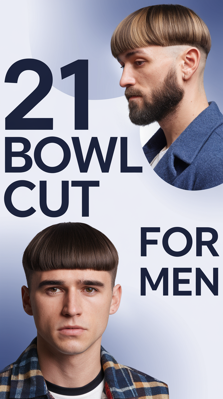 Bowl Cut for Men 2025: 21Ideas Modern Hairstyles for Every Hair Type and Style