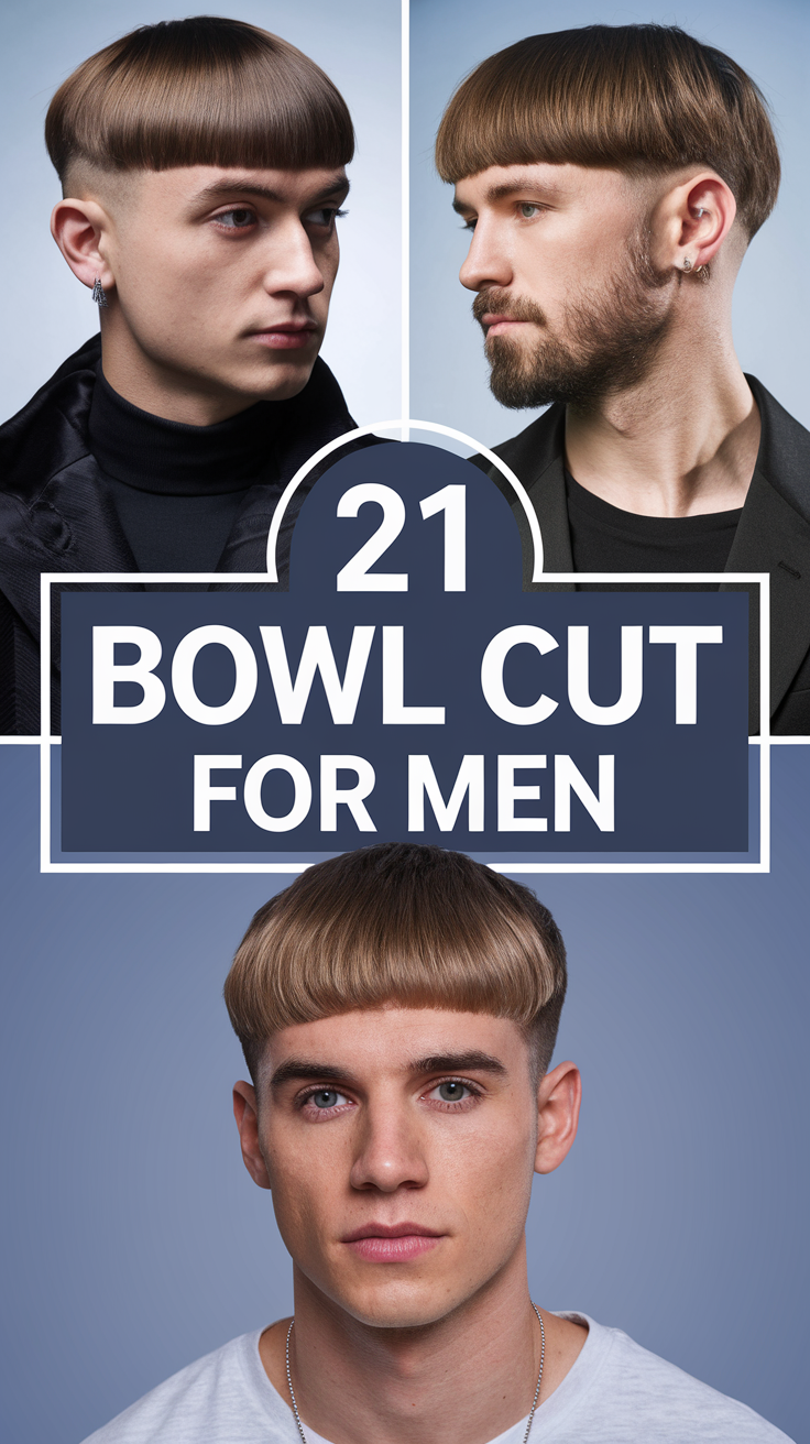 Bowl Cut for Men 2025: 21Ideas Modern Hairstyles for Every Hair Type and Style