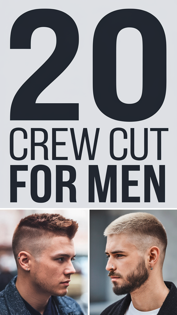 Crew Cut for Men 2025: Top 20 Ideas Stylish and Modern Short Hairstyles