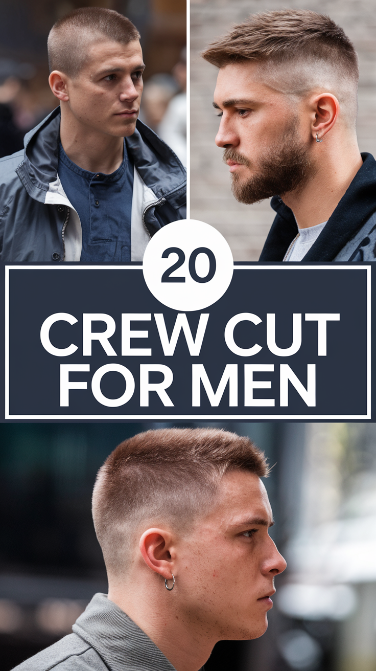 Crew Cut for Men 2025: Top 20 Ideas Stylish and Modern Short Hairstyles