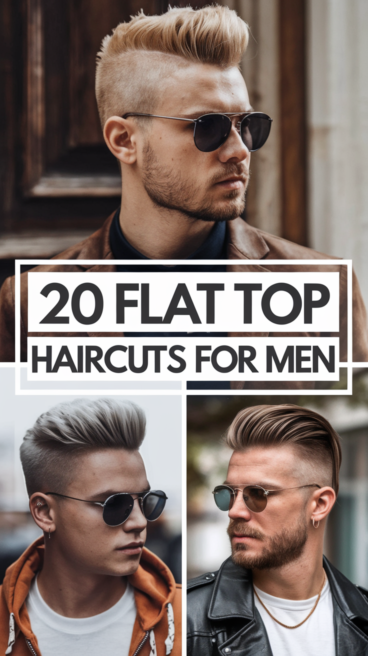 20 Stylish Flat Top Haircuts for Men: Modern, Short, and Bold Ideas