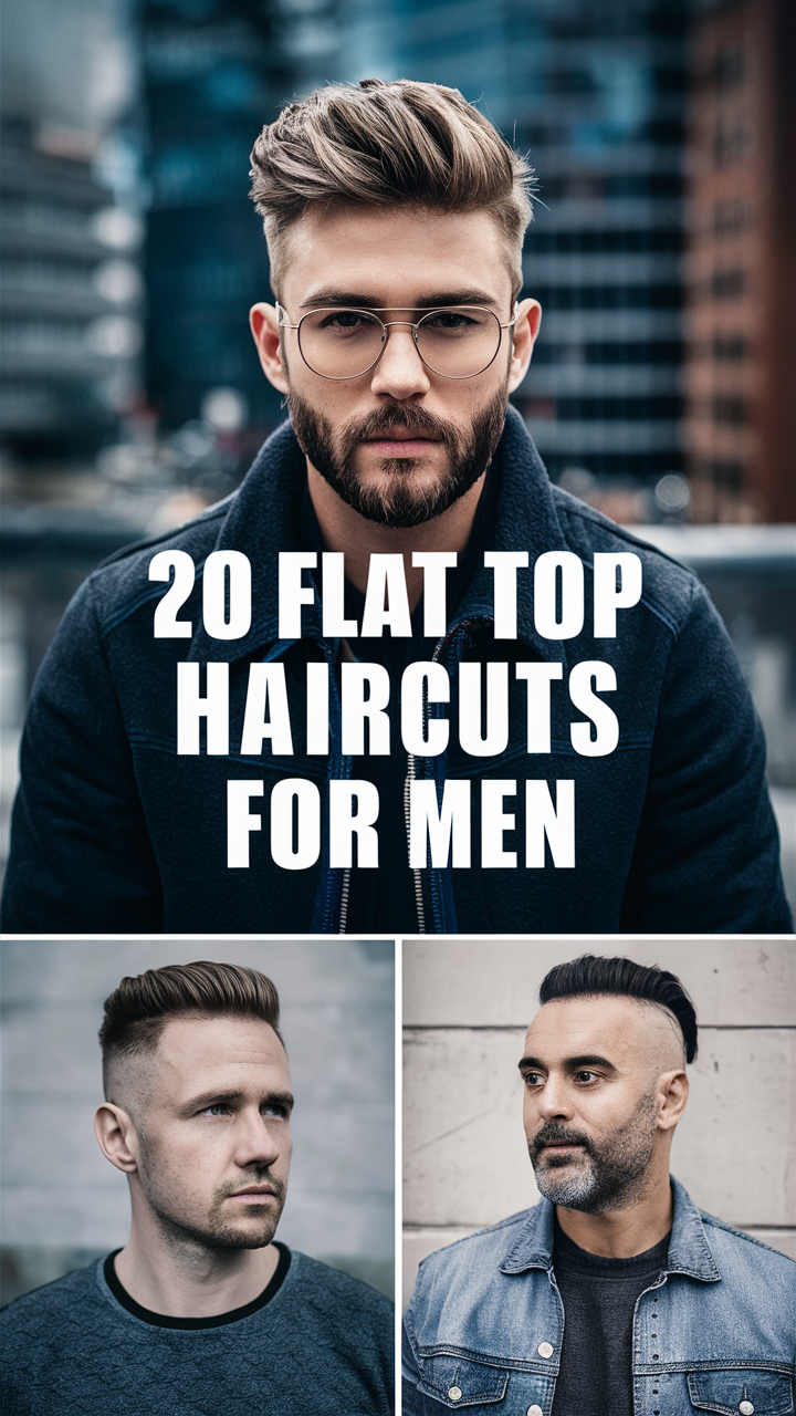 20 Stylish Flat Top Haircuts for Men: Modern, Short, and Bold Ideas