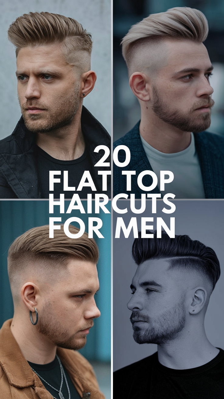 20 Stylish Flat Top Haircuts for Men: Modern, Short, and Bold Ideas