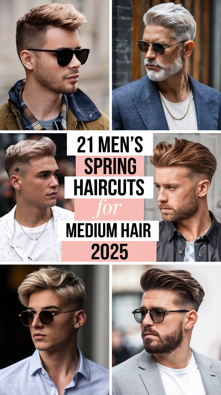 Top 21 Men’s Spring Haircuts for Medium Hair 2025 - Stylish Ideas and Trends