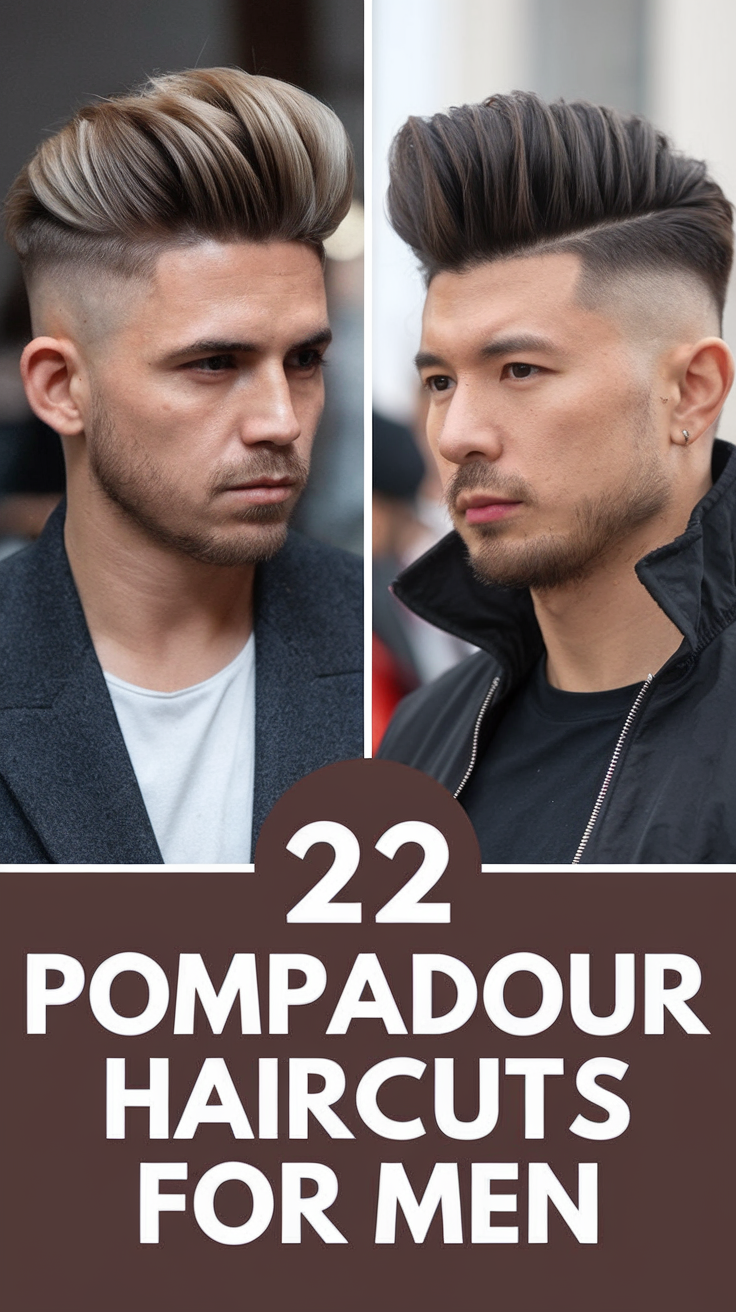 22 Best Ideas Pompadour Haircuts for Men: Modern, Classic, and Undercut Styles