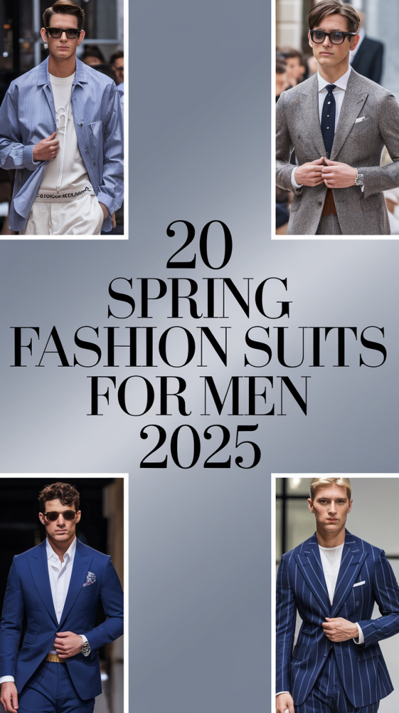 20 Spring Fashion Suits for Men 2025: Stylish Ideas from 70s, 80s, to ...