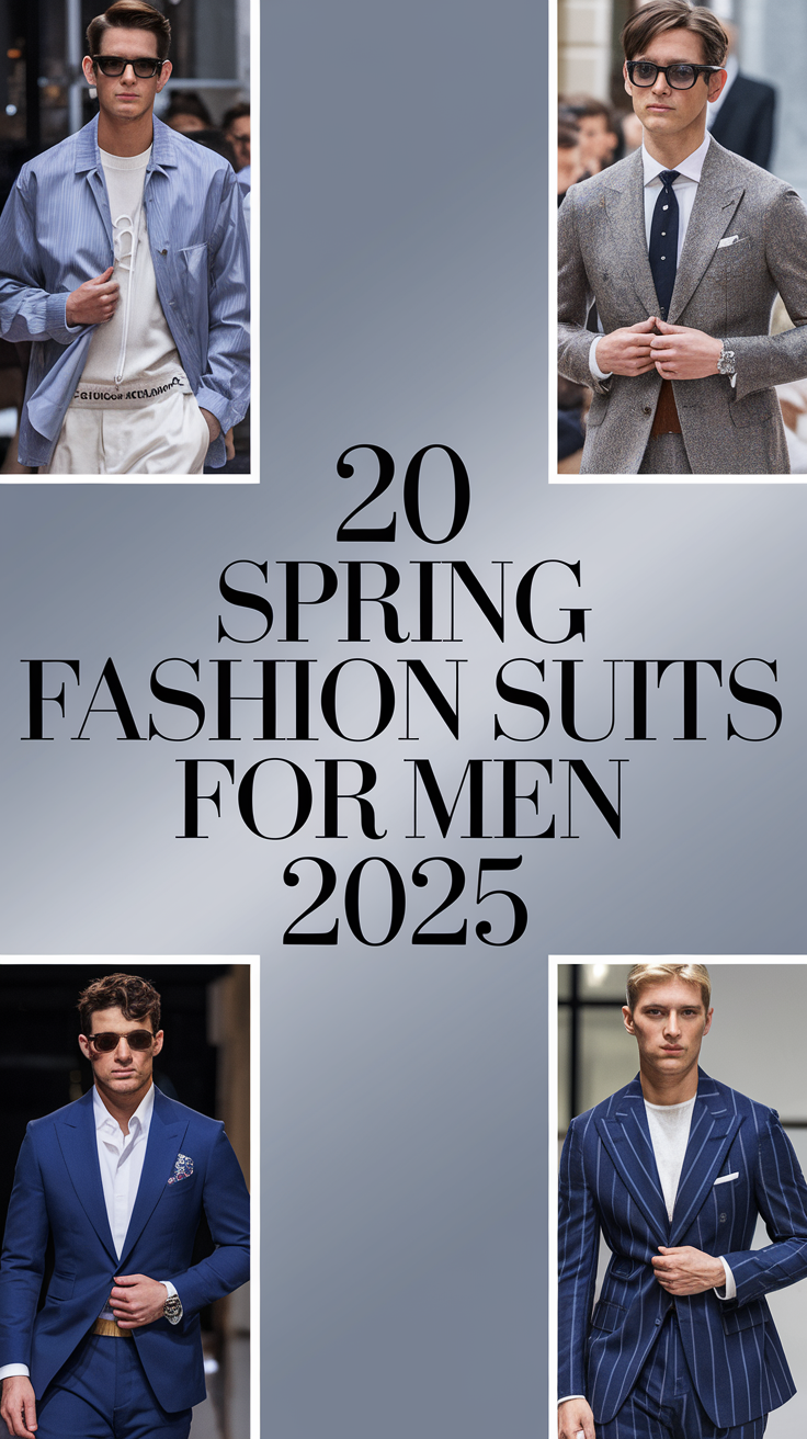 Top 20 Ideas Spring Fashion Suits for Men 2025: Timeless & Modern Styles