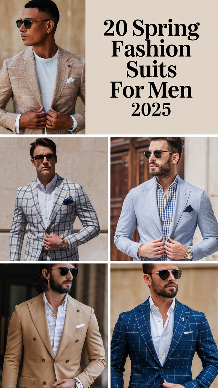 Top 20 Ideas Spring Fashion Suits for Men 2025: Timeless & Modern Styles