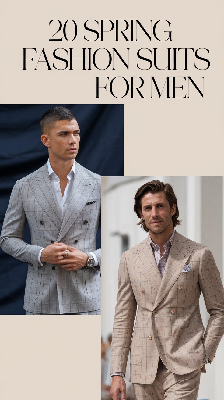 Top 20 Ideas Spring Fashion Suits for Men 2025: Timeless & Modern Styles
