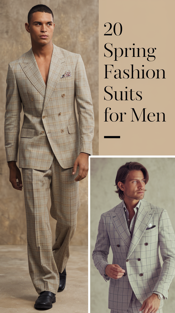Top 20 Ideas Spring Fashion Suits for Men 2025: Timeless & Modern Styles
