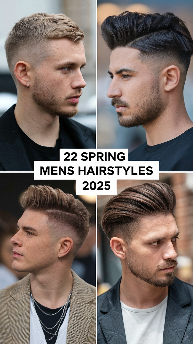 22 Hot Spring Mens Hairstyles 2025: Curly, Twist, and Trendy Ideas