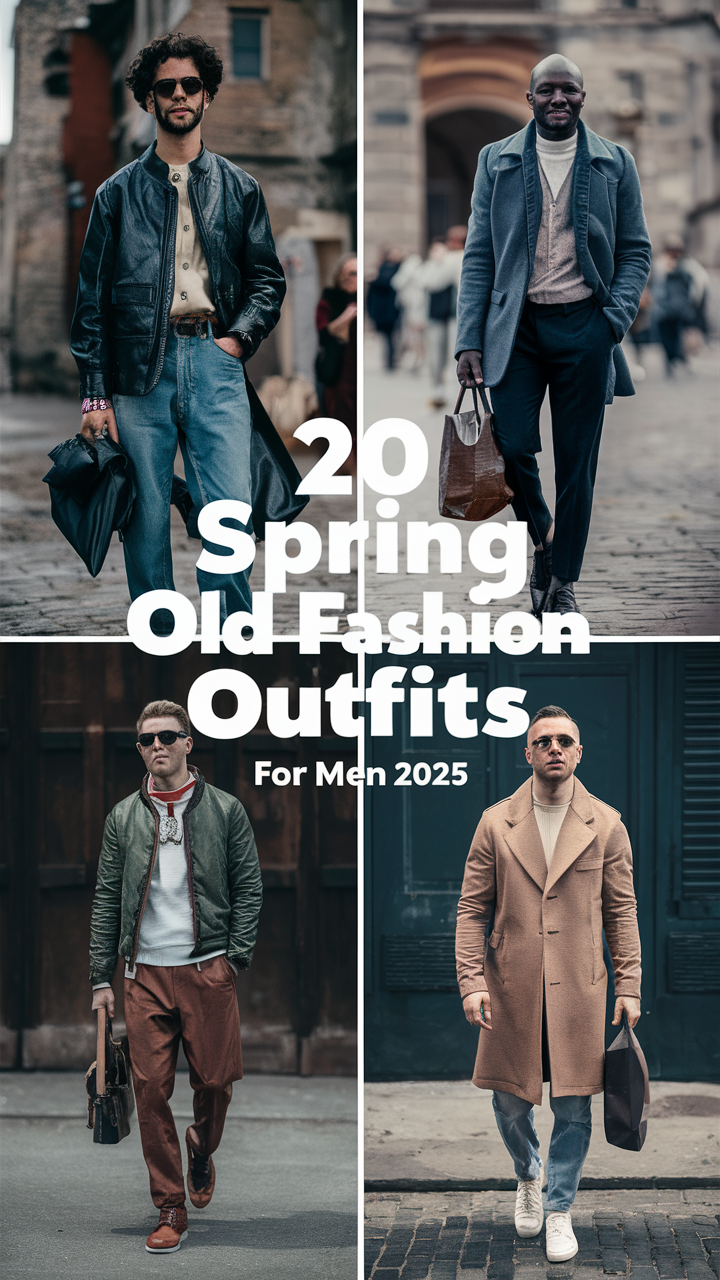 Spring Old Fashion Outfits for Men 2025: 20 Ideas Timeless Style Inspiration